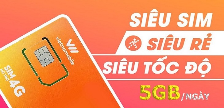 Siêu Thánh SIM 4G Vietnamobile: Nhận 5GB/ngày data khủng giá