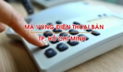 Mã vùng điện thoại cố định tại thành phố Hồ Chí Minh là bao nhiêu?