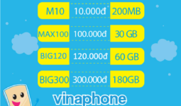 Các gói cước 4G Vinaphone mới nhất, giá rẻ được đăng ký nhiều nhất