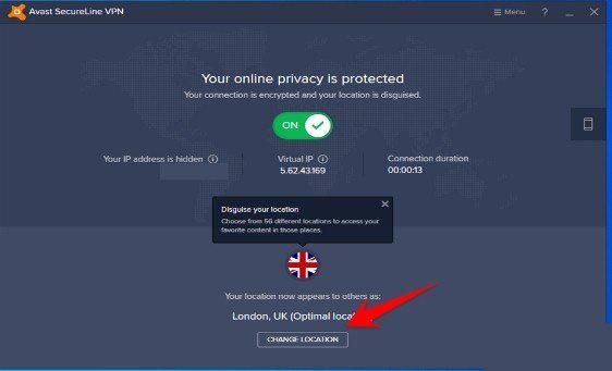 Share Key Avast Secureline VPN bản quyền vĩnh viễn 2021
