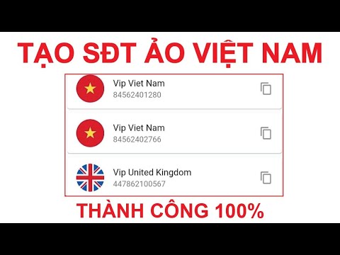 Cách tạo số điện thoại ảo Việt Nam +84 nhanh chóng
